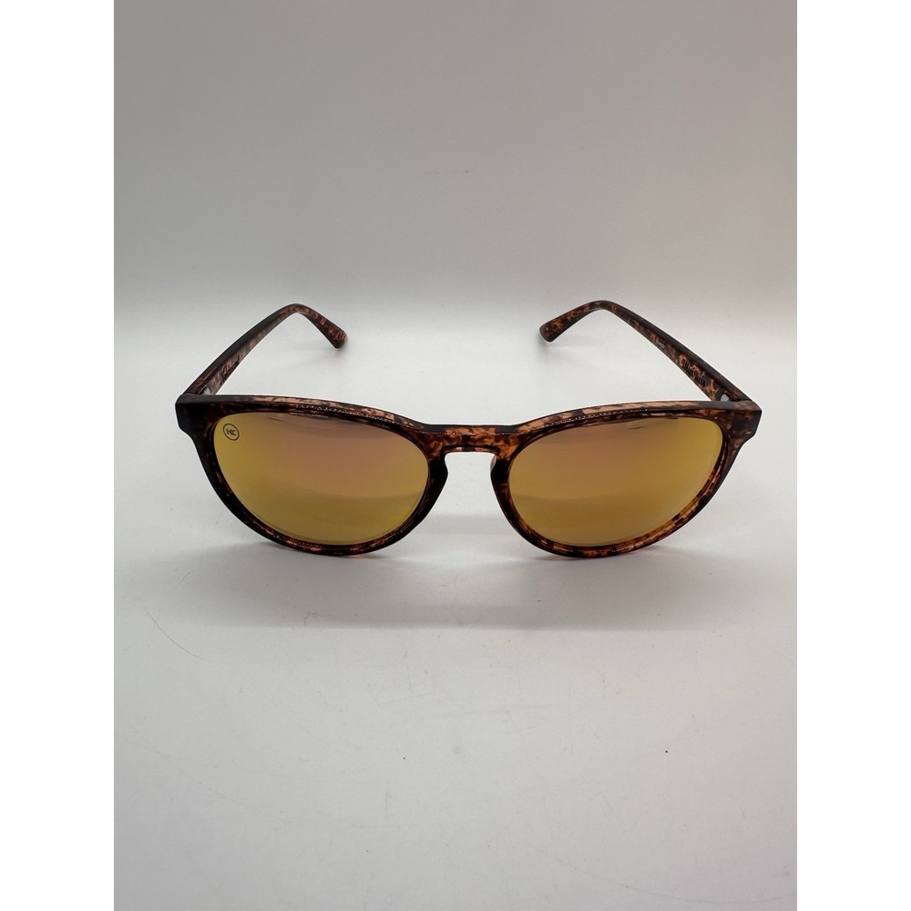 Knockaround Mai Tais Polarized Sunglasses Tortoiseshell Amber Lenses
